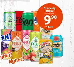 Joker Et utvalg drikke tilbud