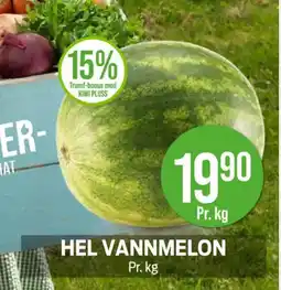 Kiwi Hel vannmelon tilbud