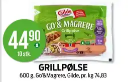 Kiwi GILDE Grillpølse tilbud