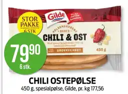 Kiwi GILDE Chili ostepølse tilbud
