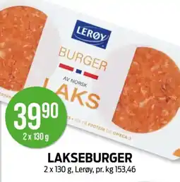 Kiwi LERØY Lakseburger tilbud