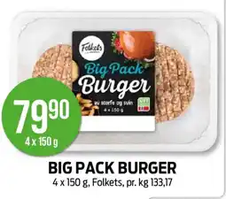Kiwi FOLKETS Big pack burger tilbud