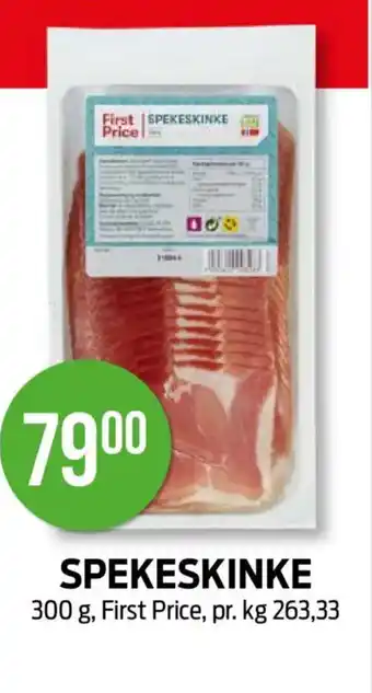 Kiwi FISKE PRICE Spekeskinke tilbud