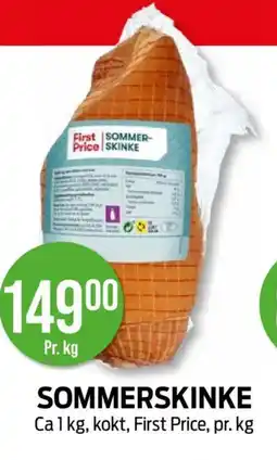 Kiwi FIRST PRICE Sommerskinke tilbud