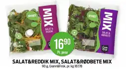 Kiwi Salat&reddik mix, salat&rødbete mix tilbud