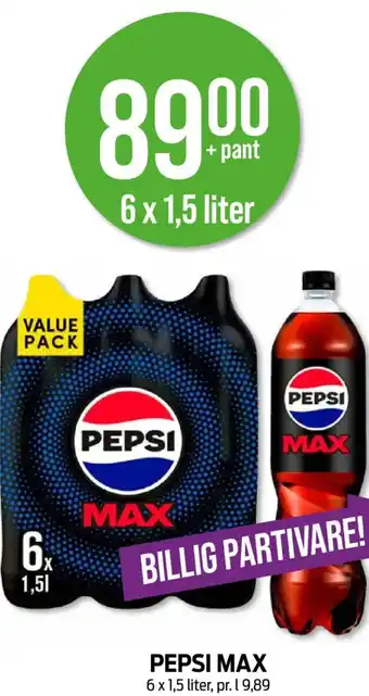 Kiwi Pepsi max tilbud