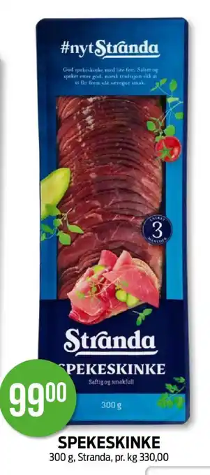 Kiwi STRANDA Spekeskinke tilbud