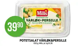 Kiwi MILLS Potetsalat vårløk&persille tilbud