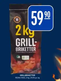 Rema 1000 Grillbriketter tilbud