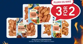 Rema 1000 SOLVINGE Utvalgte kyllingprodukter tilbud