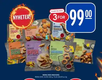 Rema 1000 Rema 1000 snacking tilbud