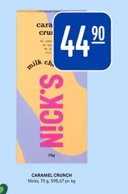 Rema 1000 NICKS Caramel crunch tilbud