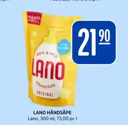 Rema 1000 LANO Håndsåpe tilbud