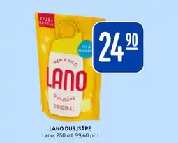 Rema 1000 LANO Dusjsåpe tilbud