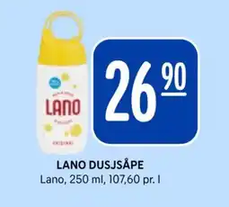 Rema 1000 LANO Dusjsåpe tilbud