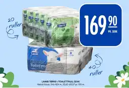 Rema 1000 LAMBI Tørke-/toalettrull sekk tilbud