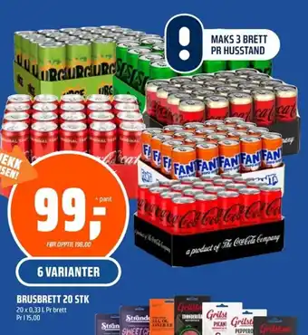 Coop Obs Brusbrett 20 stk tilbud