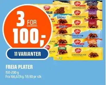 Coop Obs FREIA Plater tilbud