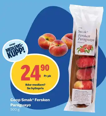 Coop Obs COOP Smak fersken paraguayo tilbud