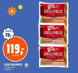 Coop Obs GILDE Grillpølse nyt tilbud