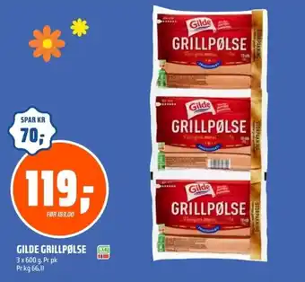 Coop Obs GILDE Grillpølse nyt tilbud