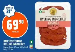Coop Obs Den stolte hane kylling indrefilet tilbud