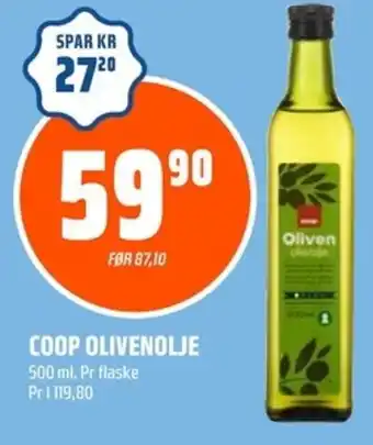 Coop Obs COOP Olivenolje tilbud