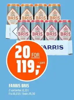 Coop Obs FARRIS Bris tilbud