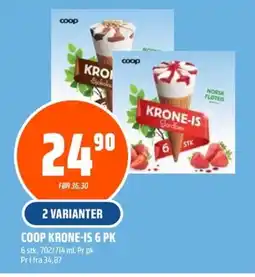 Coop Obs COOP Krone-is 6 pk tilbud