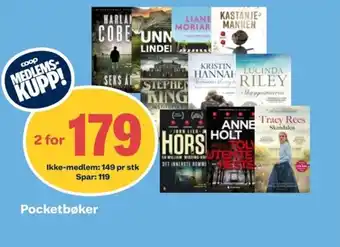 Coop Obs Pocketbøker tilbud