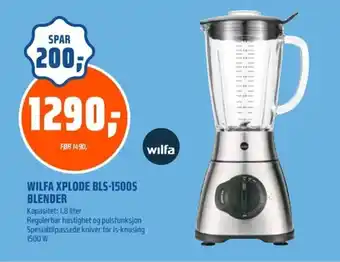 Coop Obs WILFA Xplode bls-1500s blender tilbud