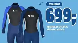 Coop Obs NORTHPEAK Epicwave våtdrakt voksen tilbud