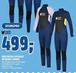 Coop Obs NORTHPEAK Epicwave våtdrakt junior tilbud