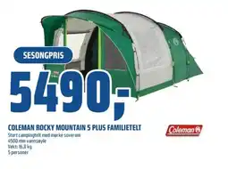 Coop Obs COLEMAN Rocky mountain 5 plus familietelt tilbud