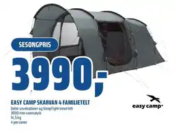 Coop Obs EASY CAMP Skarvan 4 familietelt tilbud