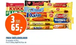 Coop Obs FREIA Småsjokolader tilbud