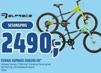 Coop Obs Sykkel alprace 200/201 20" tilbud