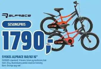 Coop Obs Sykkel alprace 160/161 16” tilbud