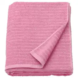 IKEA VÅgsjÖn Badelaken, rosa, 100x150 cm tilbud