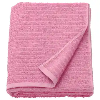 IKEA VÅgsjÖn Badelaken, rosa, 100x150 cm tilbud