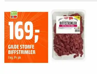 Coop Obs Gilde storfe biffstrimler tilbud