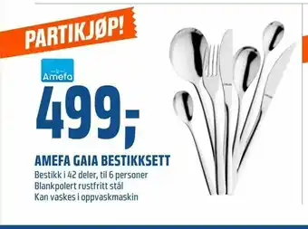 Coop Obs Amefa gaia bestikksett tilbud