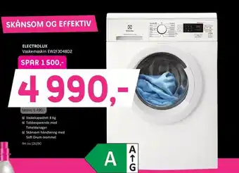 ELON ELECTROLUX Vaskemaskin EW2F3048D2 tilbud