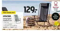 Jula KAYOBA Campingstol tilbud