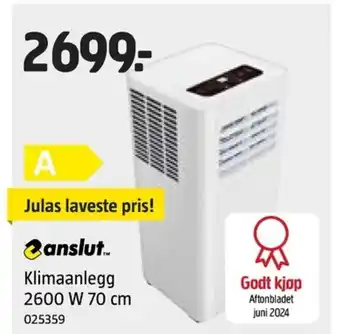 Jula Anslut.. klimaanlegg tilbud