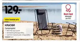Jula KAYOBA Campingstol tilbud