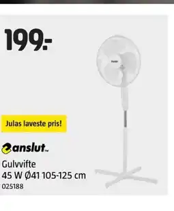 Jula Anslut. gulvvifte tilbud