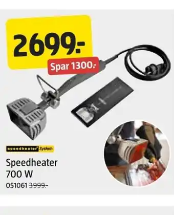 Jula Speedheater 700 W 051061 3999- tilbud