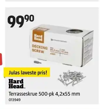 Jula Hard Head... Terrasseskrue tilbud