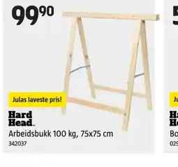 Jula Hard Head Arbeidsbukk tilbud